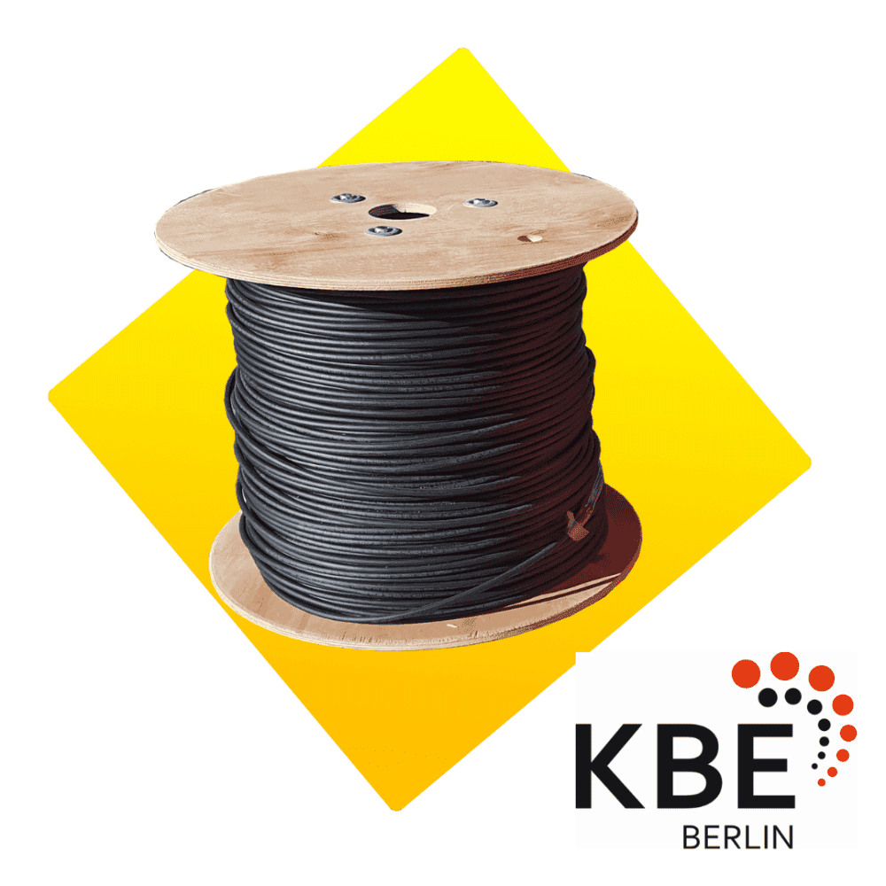 Кабель для сонячних панелей KBE 6mm2 чорний
